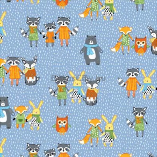 Szivacs Leo 3 lépésben hosszabbítható gyerekágyhoz (erdei állatok)