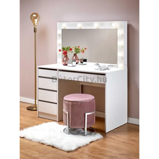 HOLLYWOOD XL fésülködőasztal, szín: fehér