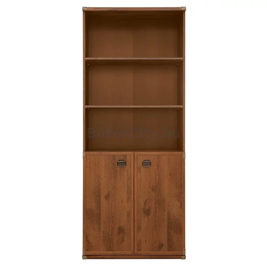Indiana könyves szekrény sutter tölgy színben (JREG2DO)