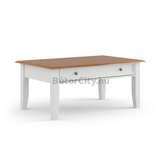 Brigitte dohányzóasztal 06 fehér-tölgy