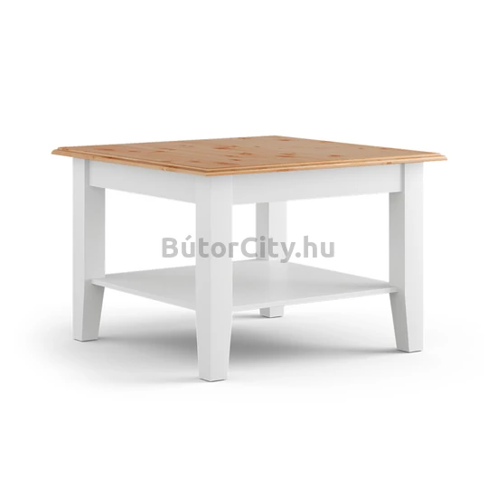 Brigitte dohányzóasztal kicsi fehér-fenyő