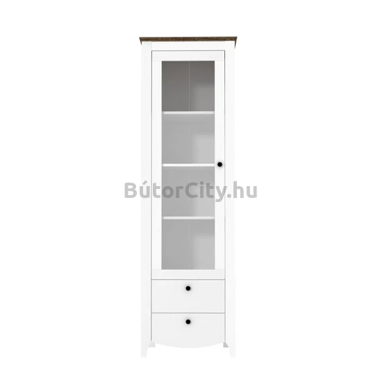 Klementina system vitrines szekrény (REG1W2S)