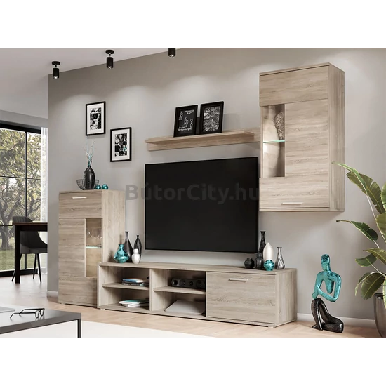 Frontal system nappali vitrinkombináció