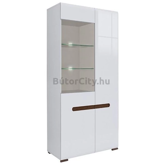 Azteca system magas vitrines szekrény (REG1W1D/21/9)