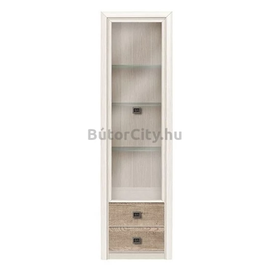 Koen II system vitrines szekrény (REG1W2S)