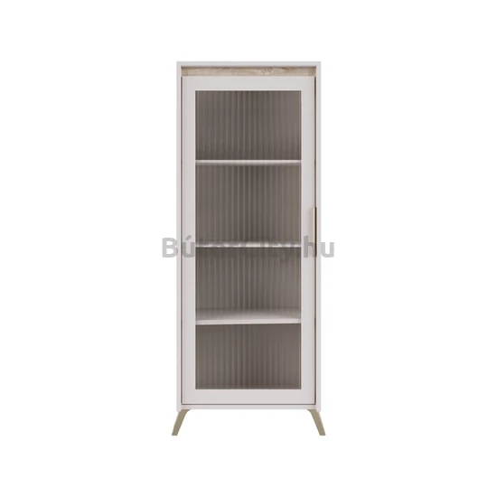 Luna system vitrines szekrény, kasmír-sonoma (REG1W)