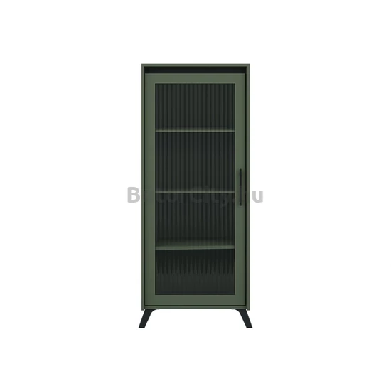 Luna system vitrin, zöld-fekete (REG1W)