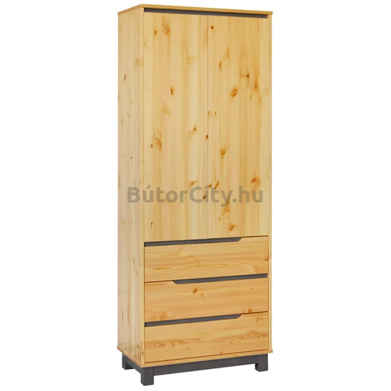 Lexa 2 ajtós, 3 fiókos, polcos, mély szekrény (36)