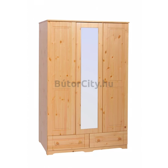 Balázs 3 ajtós, 2 fiókos tükrös szekrény (3511)