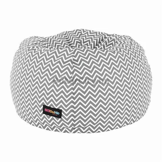 Gomby babzsák (szürke-fehér)