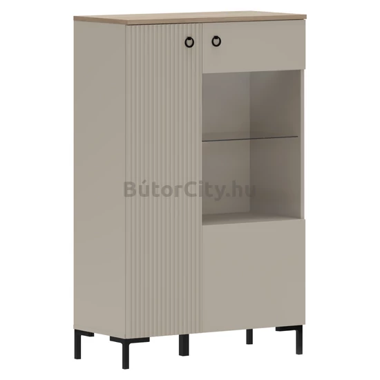 Domca alacsony vitrin (1D1W/140)