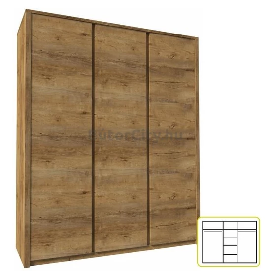 Montana gardróbszekrény (S3D)