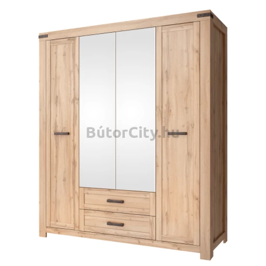Moratiz gardróbszekrény tükörrel (4D2S)
