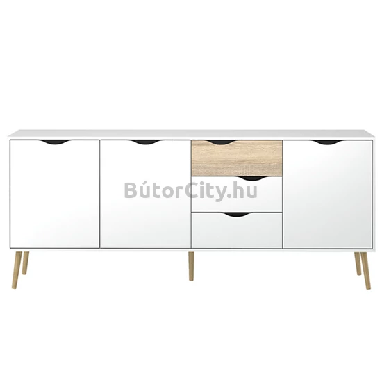 Oslo 3 ajtós 3 fiókos komód 75454