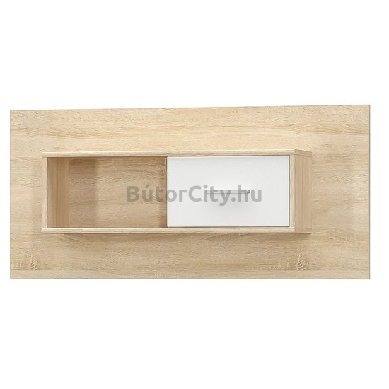 Teyo fali szekrény, sonoma tölgy - fehér