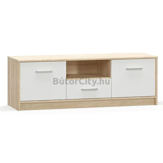Teyo TV állvány, sonoma tölgy - fehér (2D1S)