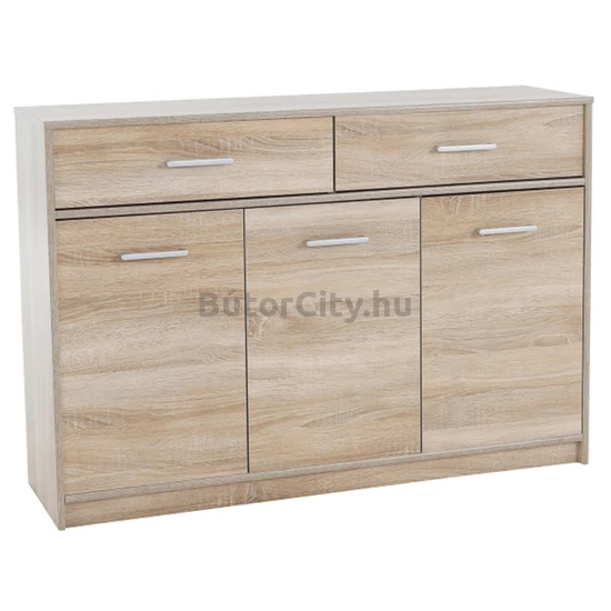 Teyo nagy komód, sonoma tölgy (3D2S)