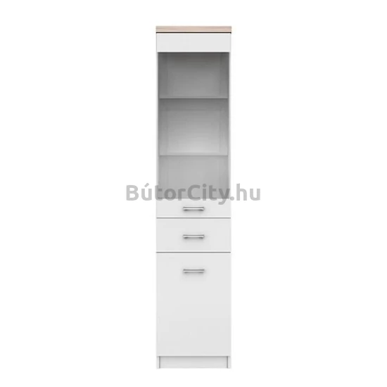 Topty vitrines szekrény (1D1W1S)