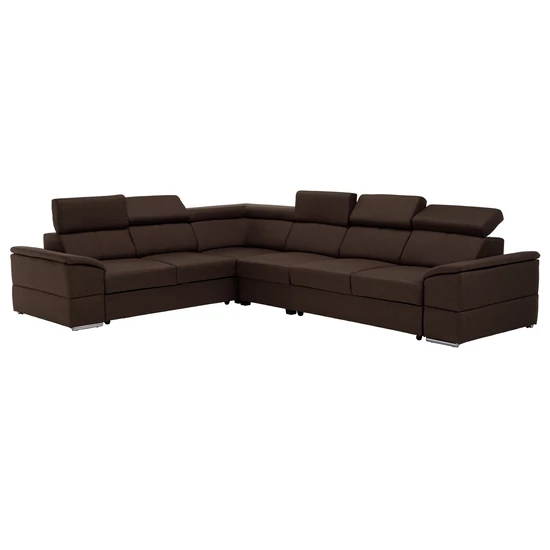 Ülőgarnitúra, szövet csoki, SEGORIA LUX