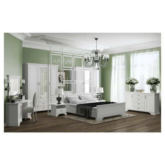 Éjjeliszekrény, alpesi fehér, KENTAK KOM1S