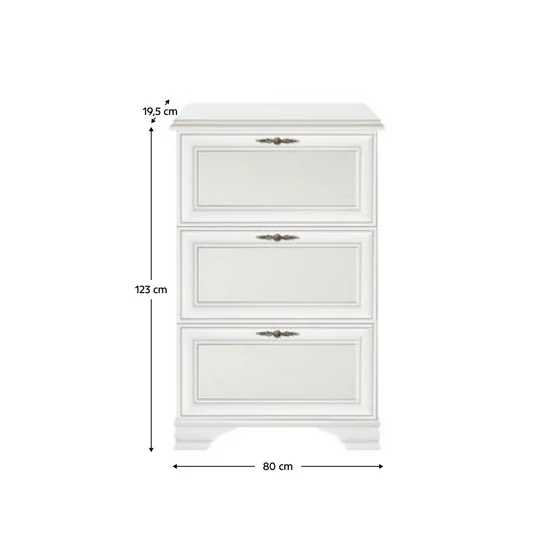 Cipőtartó, alpesi fehér, KENTAK SFB3B