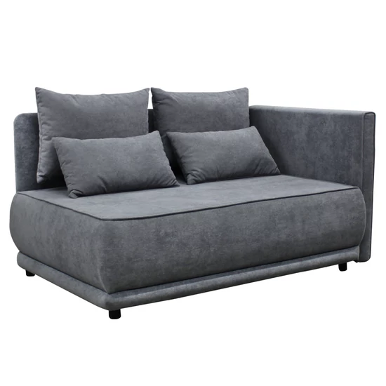 Kihúzható kanapé, szürke, jobbos, LIAMI
