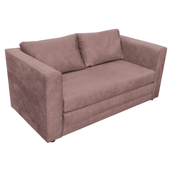 Kihúzható kanapé, rózsaszín, BEJA