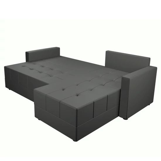 Univerzális ülőgarnitúra, szürke, DUAN ROH