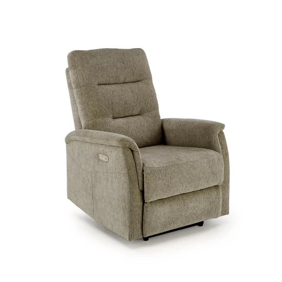 JAMAL elektromos relax fotel, szín: oliva