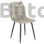 Modern szék velvet bársony szövettel (bézs)