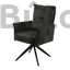 360°-ban forgatható karszék (sötétszürke)