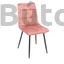 Modern szék velvet bársony szövettel (púder)