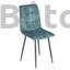 Modern szék velvet bársony szövettel (kék)