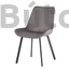 Bársony étkezőszék 112 (szürke)