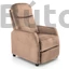 Filippo manuális relaxfotel (bézs bársony)