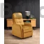Filippo manuális relaxfotel (mustársárga bársony)
