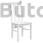 Brigitte étkezőszék KT10 fehér