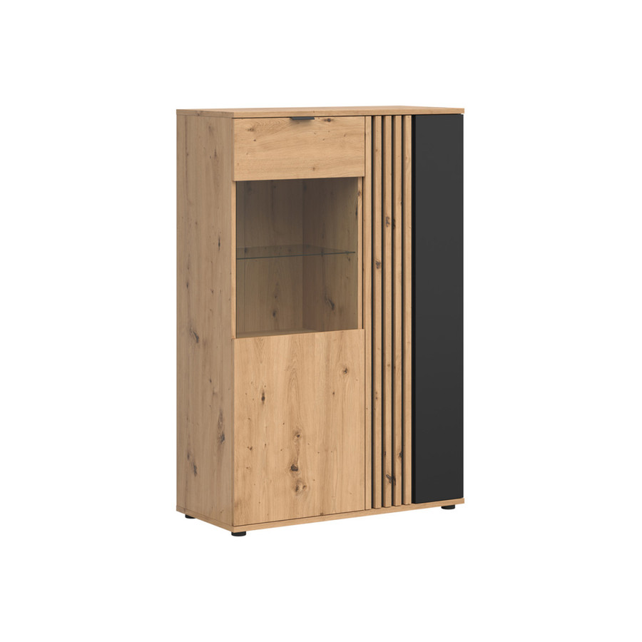Vabres vitrines komód (REG1D1W/90)