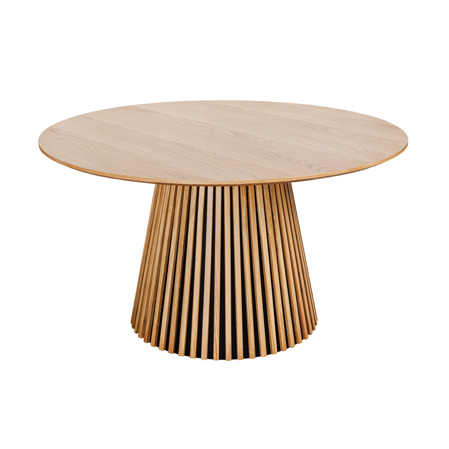 VALHALLA WOOD Ø 120 cm-es kerek étkezőasztal, tölgy