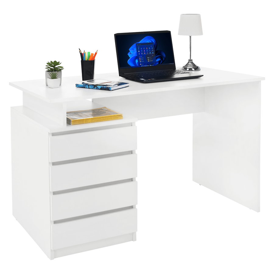 HANY NEW pc asztal, fehér