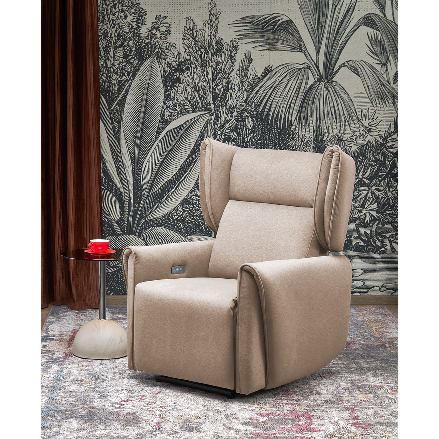 GELATO elektromos relax fotel, szín: bézs