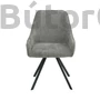 Kép 4/7 - Denton 130 forgószék, szürke, buklé (bouclé)