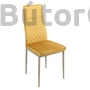 Kép 3/5 - Festett fémvázas szék 131 sárga bársony