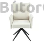 Kép 3/11 - 360 fokban forgó karszék bézs