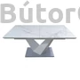 Kép 1/2 - Lagos bővíthető étkezőasztal, fehér (160-200*90)