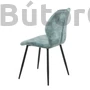 Kép 10/10 - Modern étkezőszék függőleges tűzéssel, türkiz