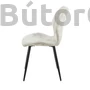 Kép 4/10 - Modern étkezőszék függőleges tűzéssel, bézs