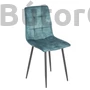 Kép 8/11 - Modern szék velvet/bársony szövet, kék