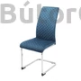 Kép 2/9 - AS-118 étkezőszék, bársony, kék