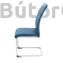 Kép 3/9 - AS-118 étkezőszék, bársony, kék